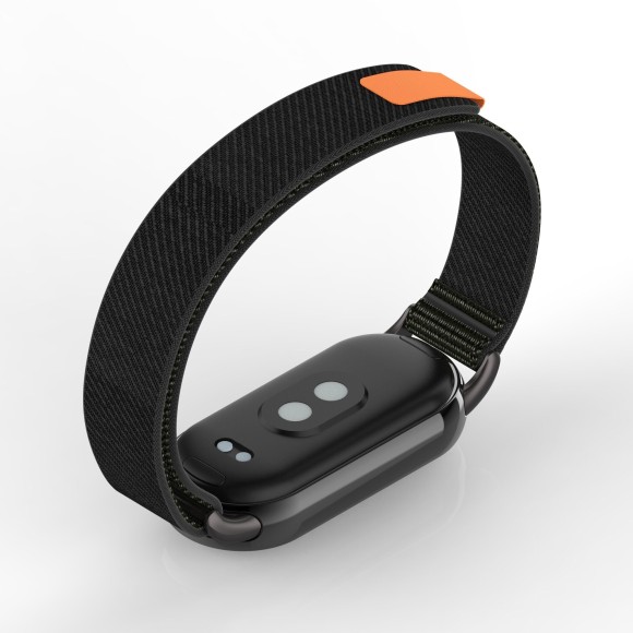 Ремешок с нейлоновой петлей для Xiaomi Mi Smart Band 8, Xiaomi Mi Band 8 (черный) Ремешок с нейлоновой петлей для Xiaomi Mi Smart Band 8, Xiaomi Mi Band 8 (черный)