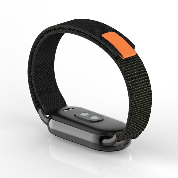 Ремешок с нейлоновой петлей для Xiaomi Mi Smart Band 8, Xiaomi Mi Band 8 (черный) Ремешок с нейлоновой петлей для Xiaomi Mi Smart Band 8, Xiaomi Mi Band 8 (черный)