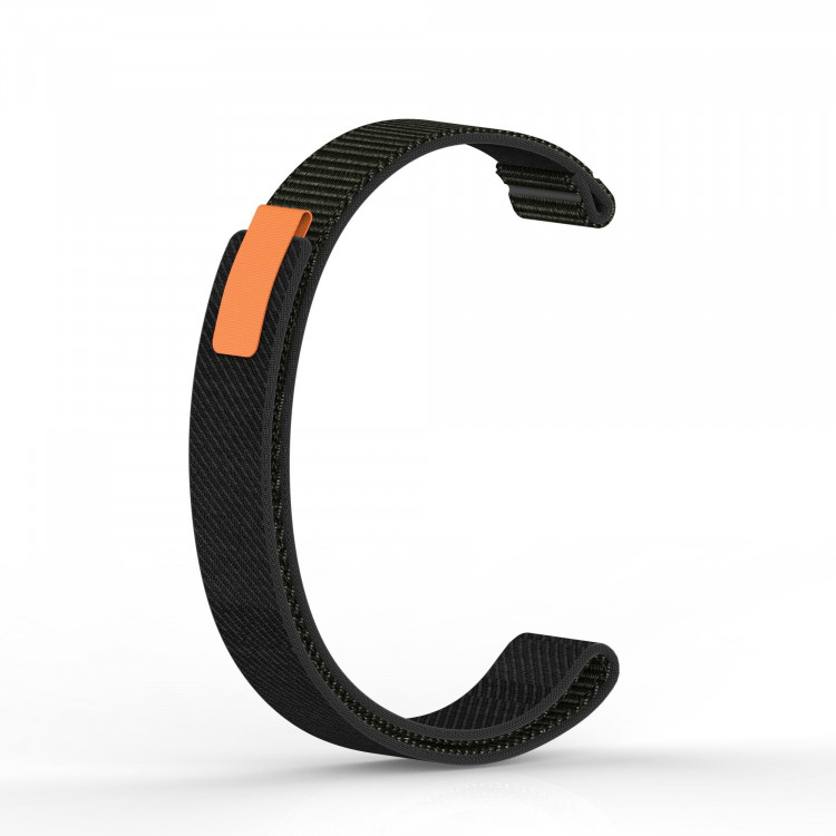 Ремешок с нейлоновой петлей для Xiaomi Mi Smart Band 8, Xiaomi Mi Band 8 (черный)