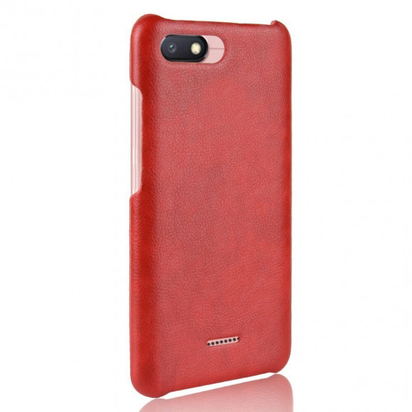 Чехол Litchi Texture для Xiaomi Redmi 6A (красный) Чехол Litchi Texture для Xiaomi Redmi 6A (красный)