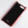 Чехол Litchi Texture для Xiaomi Redmi 6A (красный)