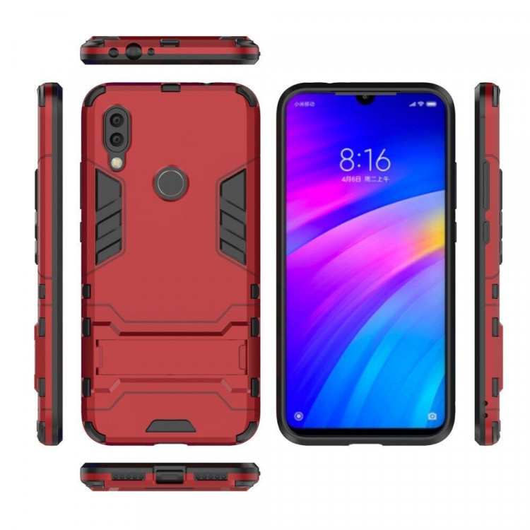 Чехол Duty Armor для Xiaomi Redmi 7 / Redmi Y3 (красный)