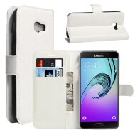 Чехол с визитницей для Samsung Galaxy A3 (2017) SM-A320F (белый)