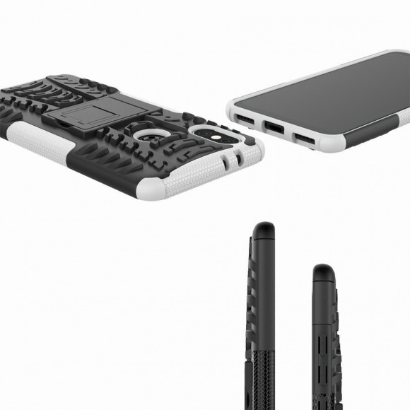 Чехол Hybrid Armor для Xiaomi Mi 6X / Xiaomi Mi A2 (черный + белый) Чехол Hybrid Armor для Xiaomi Mi 6X / Xiaomi Mi A2 (черный + белый)