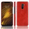 Чехол Litchi Texture для Xiaomi Pocophone F1 / Poco F1 (красный)