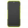 Чехол Hybrid Armor для Xiaomi Redmi Note 8 (черный + зеленый)