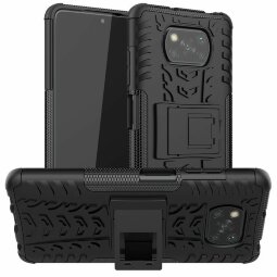 Чехол Hybrid Armor для Xiaomi Poco X3 NFC / Poco X3 / Poco X3 Pro (черный)