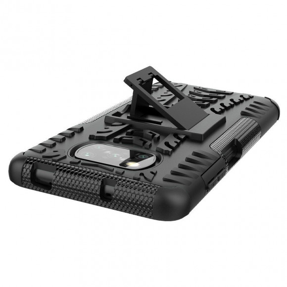 Чехол Hybrid Armor для Xiaomi Poco X3 NFC / Poco X3 / Poco X3 Pro (черный) Чехол Hybrid Armor для Xiaomi Poco X3 NFC / Poco X3 / Poco X3 Pro (черный)