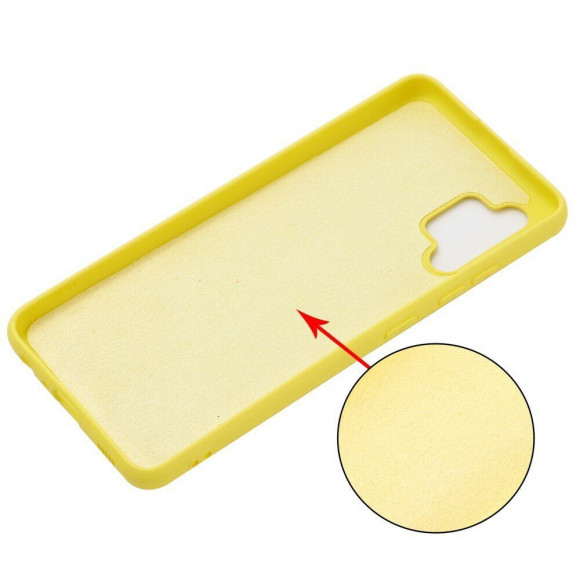 Силиконовый чехол Mobile Shell для Samsung Galaxy A32 SM-A325F (желтый)