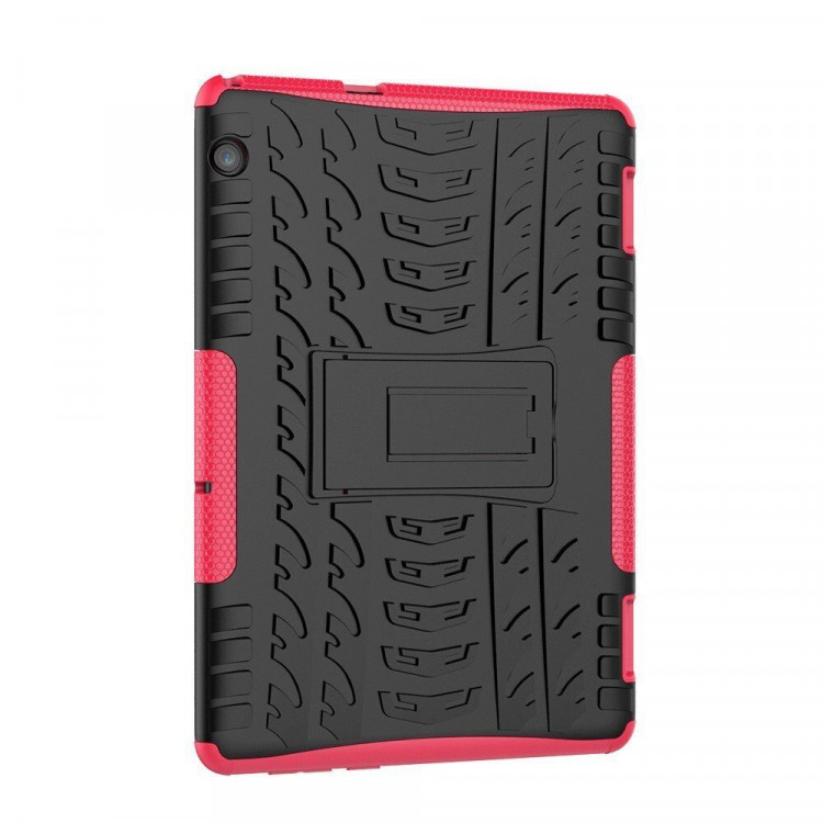 Чехол Hybrid Armor для Huawei MediaPad T5 10 (черный + розовый)