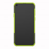 Чехол Hybrid Armor для Samsung Galaxy A8s (черный + зеленый)