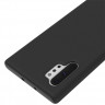 Силиконовый чехол Mobile Shell для Samsung Galaxy Note 10+ (Plus) (черный)