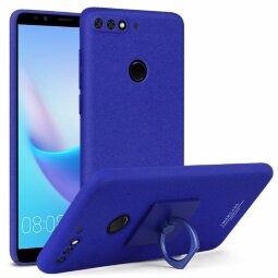 Чехол iMak Finger для Huawei Honor 7C Pro / Enjoy 8 (голубой)