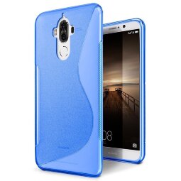 Нескользящий чехол для Huawei Mate 9 Pro (голубой)