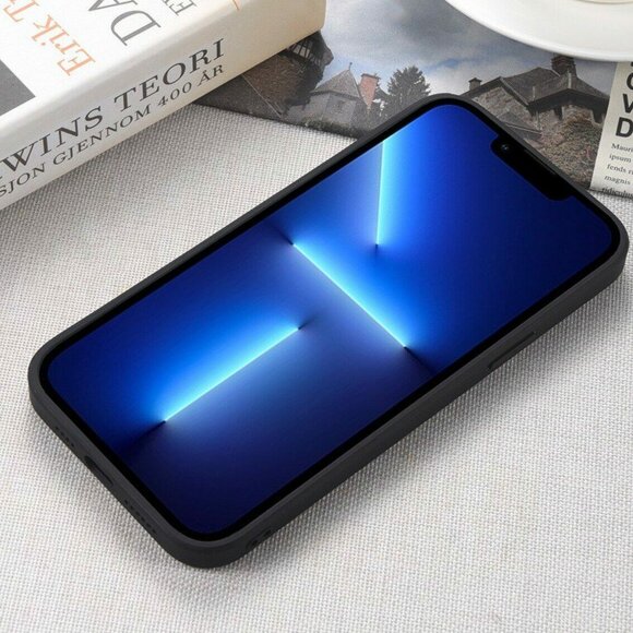 Чехол с тканевой текстурой для iPhone 13 Pro Max (зеленый)