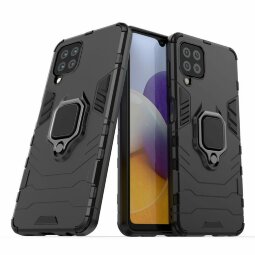 Чехол Armor Ring Holder для Samsung Galaxy A22 (черный)