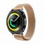 Миланский сетчатый браслет Luxury для Samsung Gear Sport / Gear S2 Classic / Galaxy Watch 42мм / Watch Active / Watch 3 (41мм) / Watch4 (розовое золото)