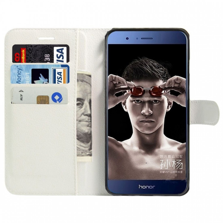 Чехлы на Huawei | с визитницей Huawei Honor 8 Pro (белый)