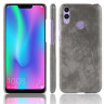 Чехол Litchi Texture для Huawei Honor 8C (серый)