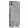 Чехол Litchi Texture для Huawei Honor 8C (серый)
