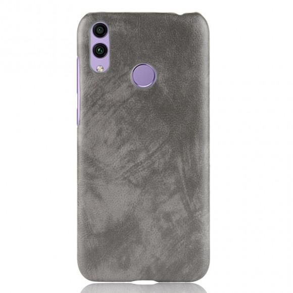Чехол Litchi Texture для Huawei Honor 8C (серый) Чехол Litchi Texture для Huawei Honor 8C (серый)
