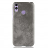 Чехол Litchi Texture для Huawei Honor 8C (серый)
