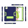 Гибридный TPU чехол для Apple iPad Pro 11 (2018) / iPad Air 4 (2020) / iPad Air 5 (2022) (темно-синий+зеленый)