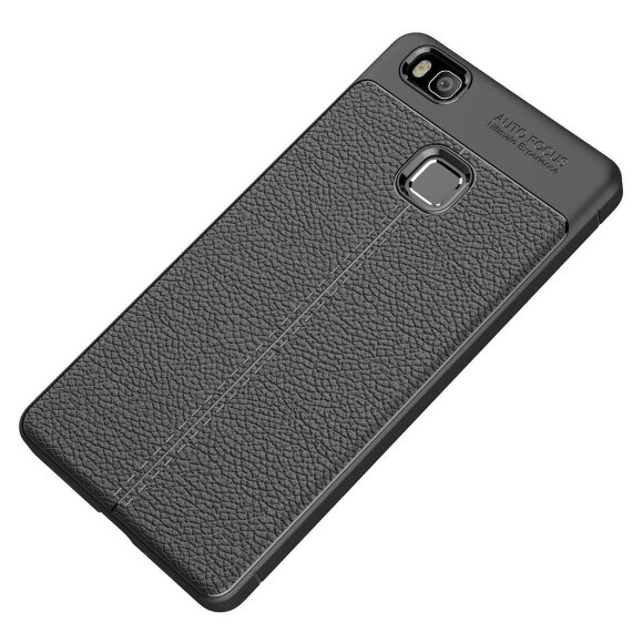 Чехол-накладка Litchi Grain для Huawei P9 Lite (черный) Чехол-накладка Litchi Grain для Huawei P9 Lite (черный)
