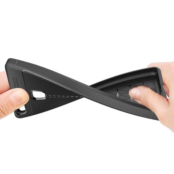 Чехол-накладка Litchi Grain для Huawei P9 Lite (черный) Чехол-накладка Litchi Grain для Huawei P9 Lite (черный)