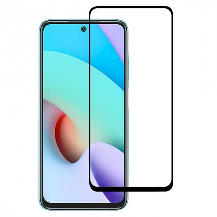 Защитное стекло 3D для Xiaomi Redmi 10 / Redmi 10 2022 (черный)
