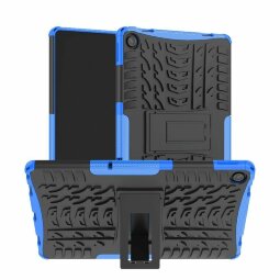 Чехол Hybrid Armor для Lenovo Tab M10 Plus (Gen 3) / Lenovo Xiaoxin Pad 2022 (черный + голубой)