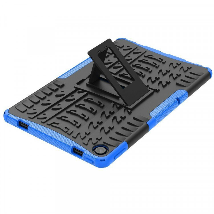 Чехол Hybrid Armor для Lenovo Tab M10 Plus (Gen 3) / Lenovo Xiaoxin Pad 2022 (черный + голубой)