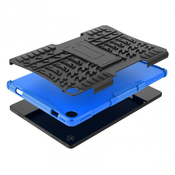 Чехол Hybrid Armor для Lenovo Tab M10 Plus (Gen 3) / Lenovo Xiaoxin Pad 2022 (черный + голубой) Чехол Hybrid Armor для Lenovo Tab M10 Plus (Gen 3) / Lenovo Xiaoxin Pad 2022 (черный + голубой)