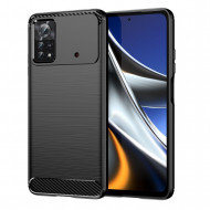 Чехол-накладка Carbon Fibre для Xiaomi Poco X4 Pro 5G (черный)