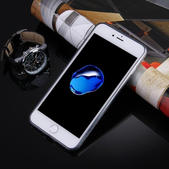 Чехол-накладка Artistic Carbon для iPhone 7 Plus / iPhone 8 Plus (серебряный) Чехол-накладка Artistic Carbon для iPhone 7 Plus / iPhone 8 Plus (серебряный)