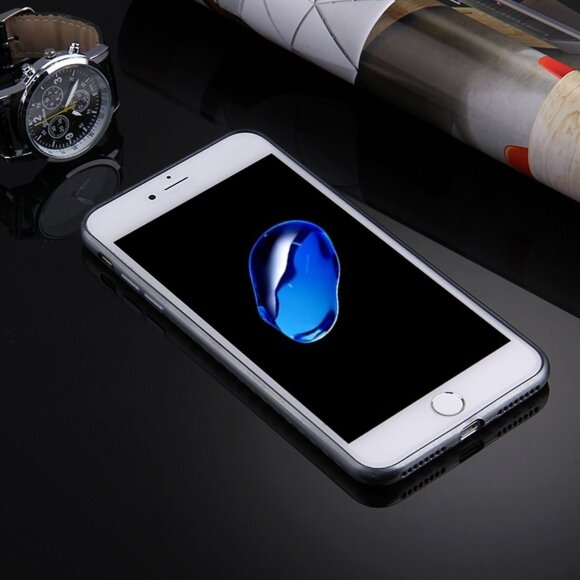 Чехол-накладка Artistic Carbon для iPhone 7 Plus / iPhone 8 Plus (серебряный) Чехол-накладка Artistic Carbon для iPhone 7 Plus / iPhone 8 Plus (серебряный)