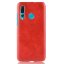 Кожаная накладка-чехол Litchi Texture для Huawei nova 4 (красный)
