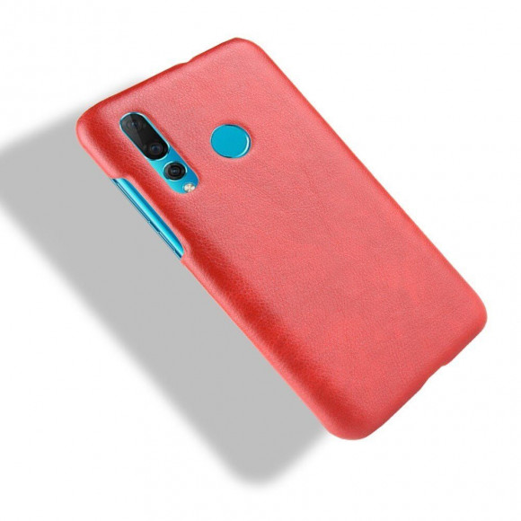 Кожаная накладка-чехол Litchi Texture для Huawei nova 4 (красный) Кожаная накладка-чехол Litchi Texture для Huawei nova 4 (красный)