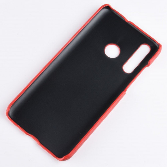 Кожаная накладка-чехол Litchi Texture для Huawei nova 4 (красный) Кожаная накладка-чехол Litchi Texture для Huawei nova 4 (красный)