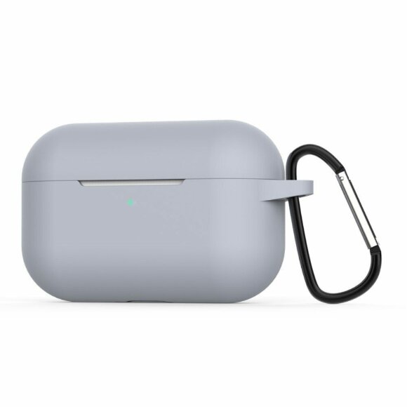 Силиконовый чехол для наушников Apple AirPods Pro (серый)