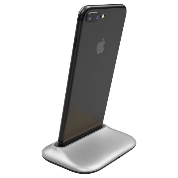 Док-станция Baseus для iPhone  8 / 8 Plus / 7 / 7 Plus / 6 / 6S / 6 Plus / 6S Plus (серебряный)