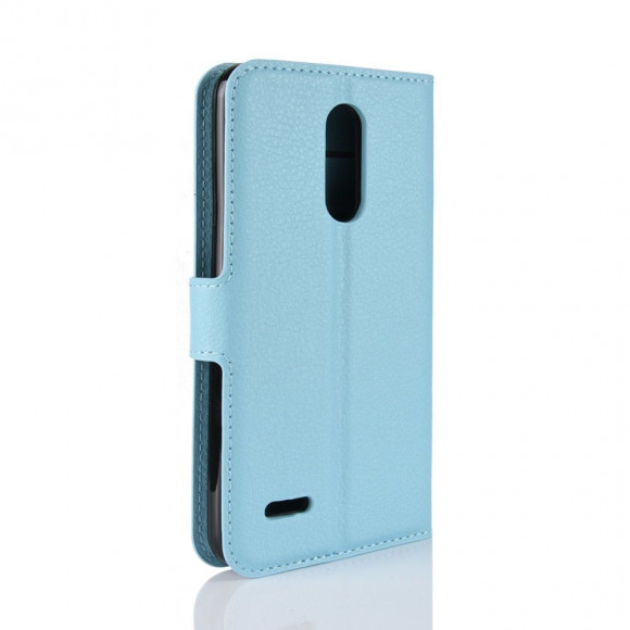 Чехол с визитницей для LG K10 (2018) / LG K30 (голубой) Чехол с визитницей для LG K10 (2018) / LG K30 (голубой)