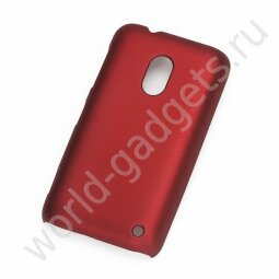 Пластиковый чехол для Nokia Lumia 620 (красный)