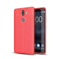 Чехол-накладка Litchi Grain для Nokia 8 Sirocco (красный) Чехол-накладка Litchi Grain для Nokia 8 Sirocco (красный)