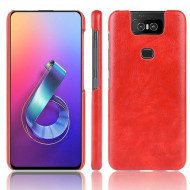 Кожаная накладка-чехол для Asus Zenfone 6 ZS630KL (красный) Кожаная накладка-чехол для Asus Zenfone 6 ZS630KL (красный)