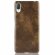 Кожаная накладка-чехол Litchi Texture для Sony Xperia L3 (коричневый)