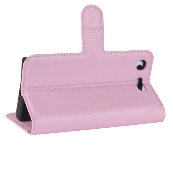 Чехол с визитницей для Sony Xperia XZ1 Compact (розовый)