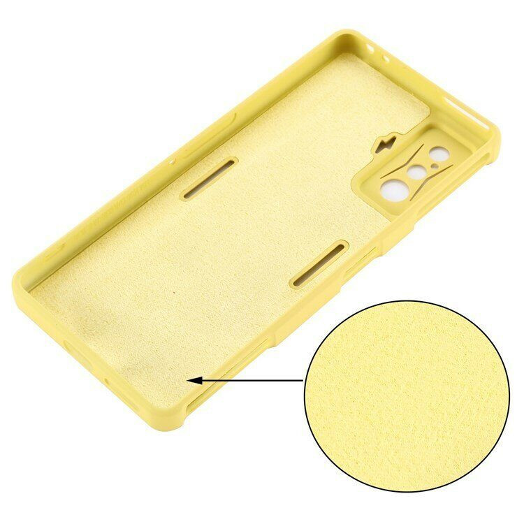 Силиконовый чехол Mobile Shell для Xiaomi Poco F4 GT (желтый)