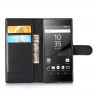 Чехол с визитницей для Sony Xperia XA1 (черный)
