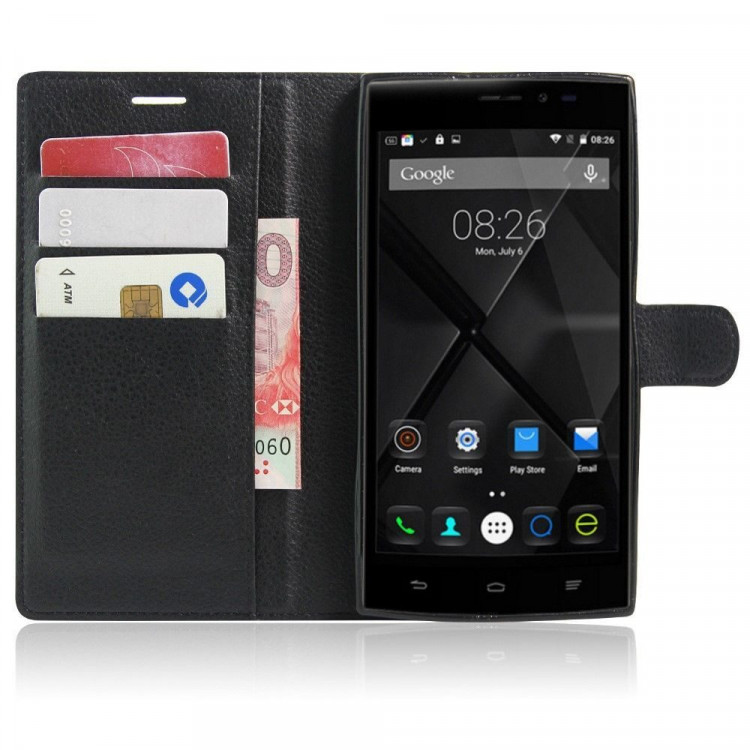 Чехол с визитницей для DOOGEE F5 / F5 Pro (черный)